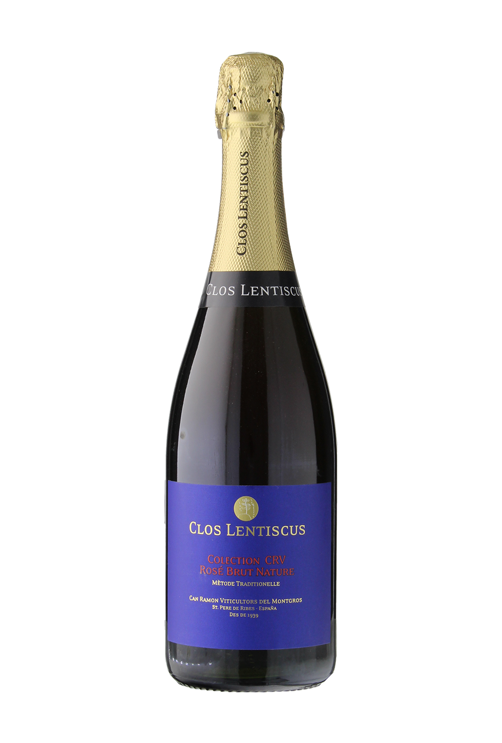Clos Lentiscus Colection CRV Rosé Brut Nature Penedes DO