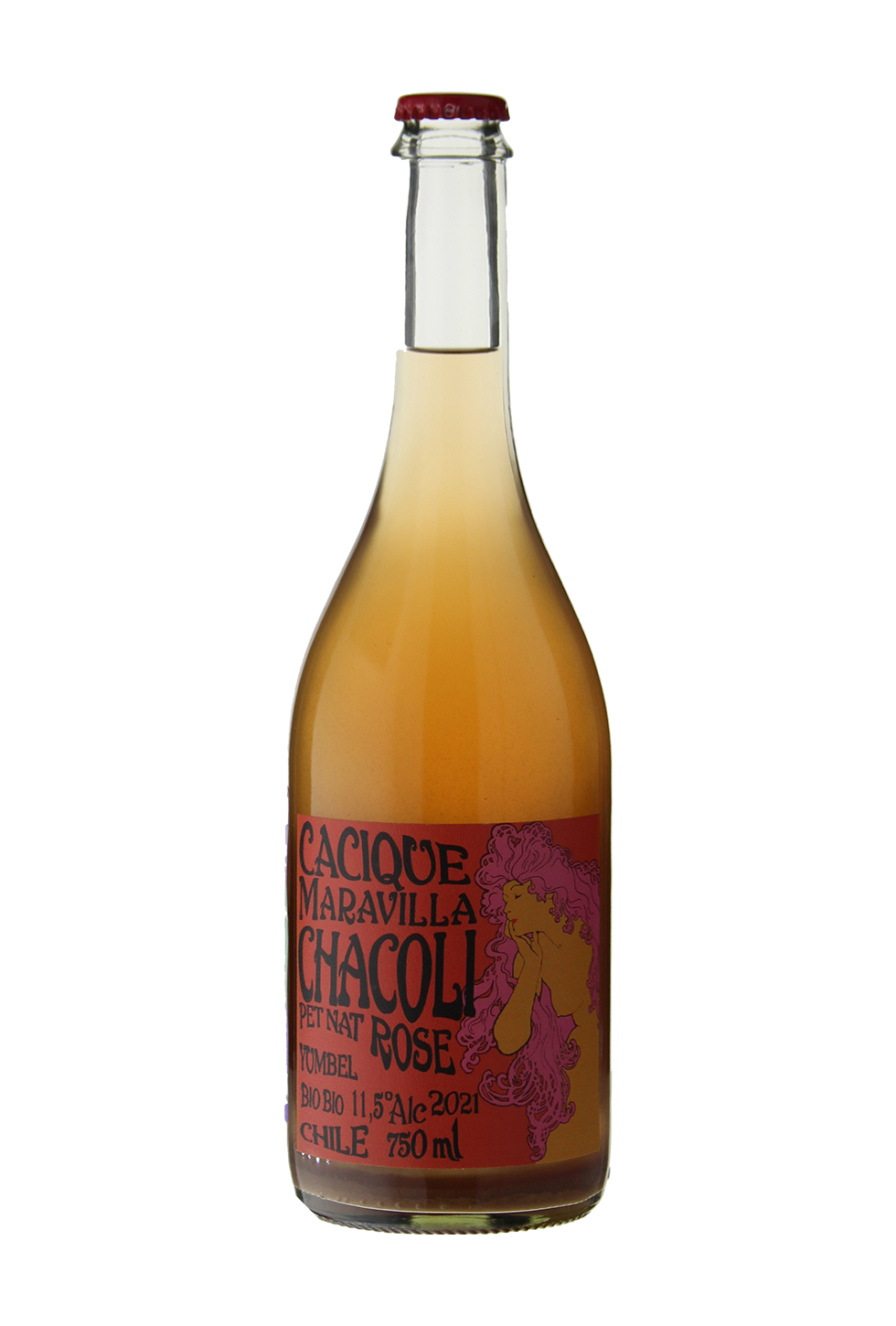 Cacique Maravilla Chacolí Pet Nat Rosé Secano Interior de Yumbel D.O. 