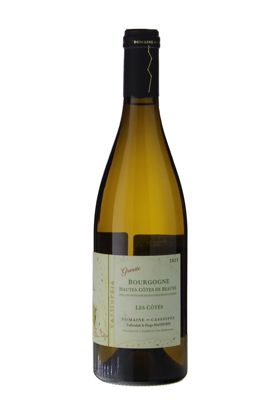 Domaine de Cassiopé Les Côtés Granite Bourgogne Hautes-Côtes de Beaune AOC. 