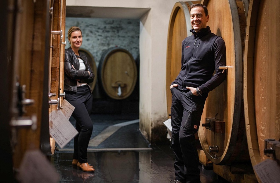 Каролин и Ханс Оливер производят одни из лучших вин в регионе Рейнхессен